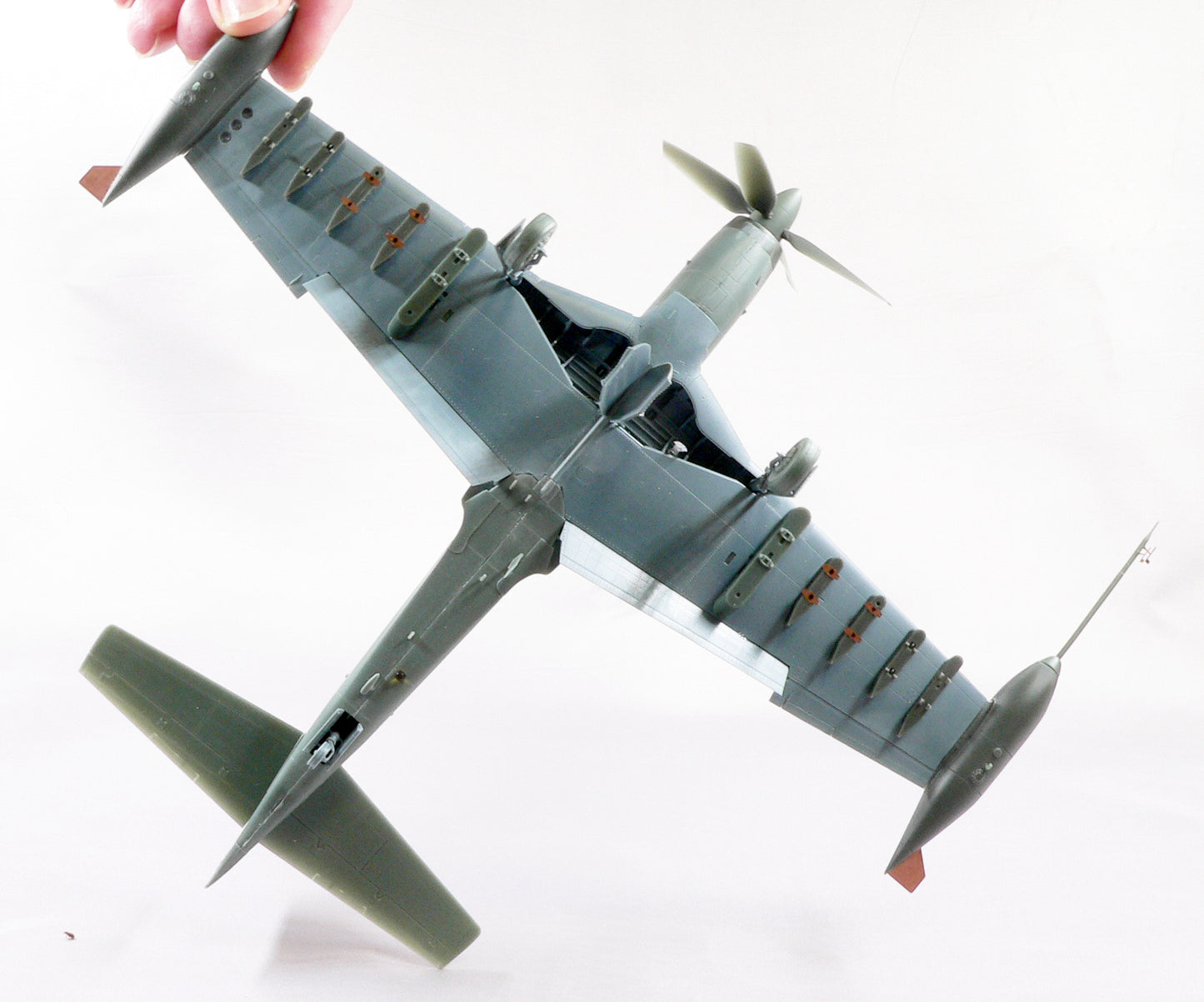 Piper PA-48 Enforcer (model 1983) conversion set for Eduard kit P-51D 1/48 scale