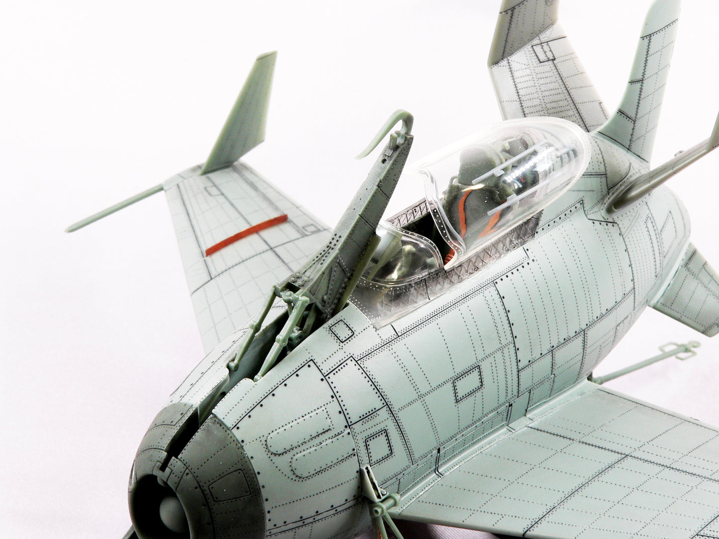 McDonnell XF-85 Goblin model kit, 1/48 scale.