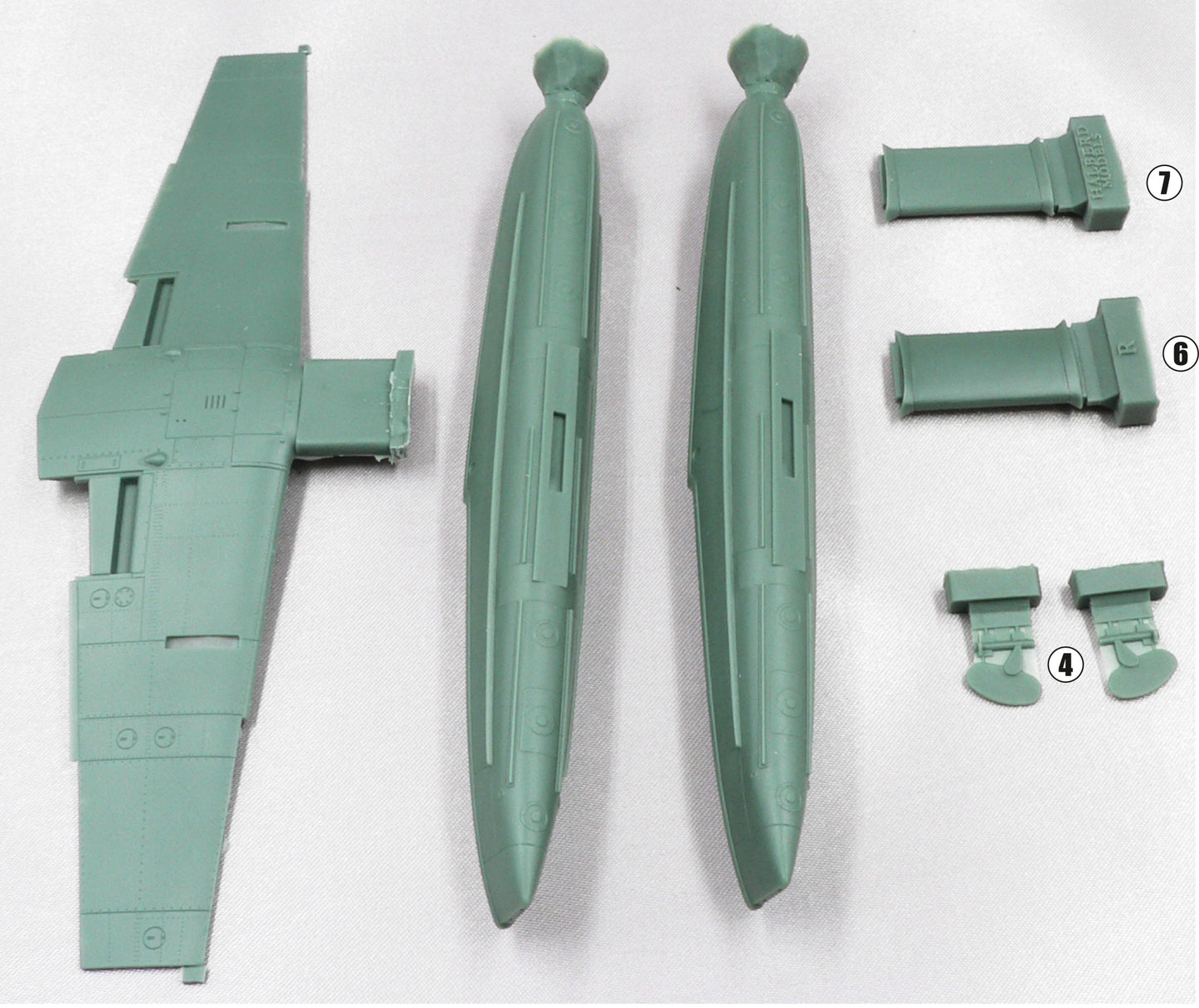 Messerschmitt Bf 109W 1/48 scale Conversion set for Eduard kit Bf 109F