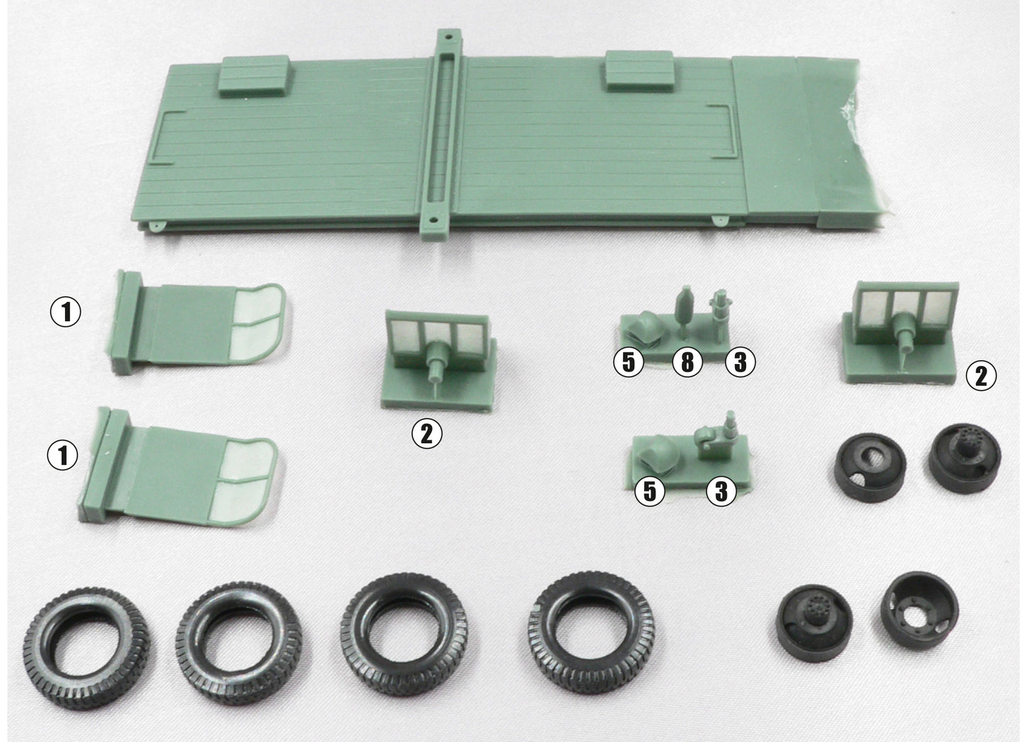Messerschmitt Bf 109W 1/48 scale Conversion set for Eduard kit Bf 109F