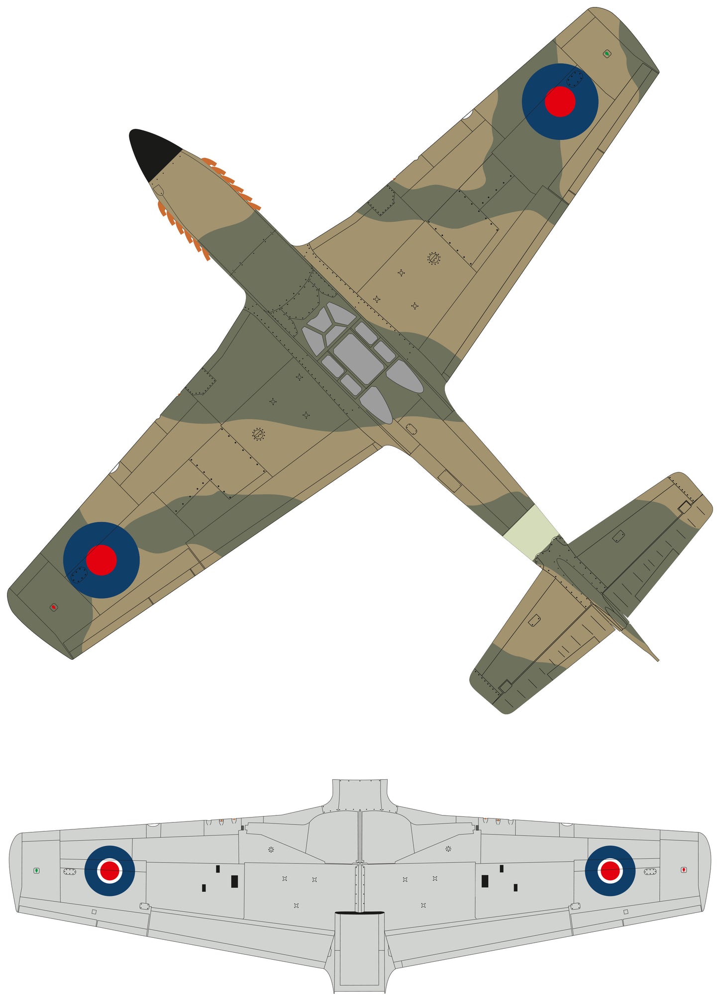 Rolls-Royce Mustang Mk.X Halberd Models 1/48 scale