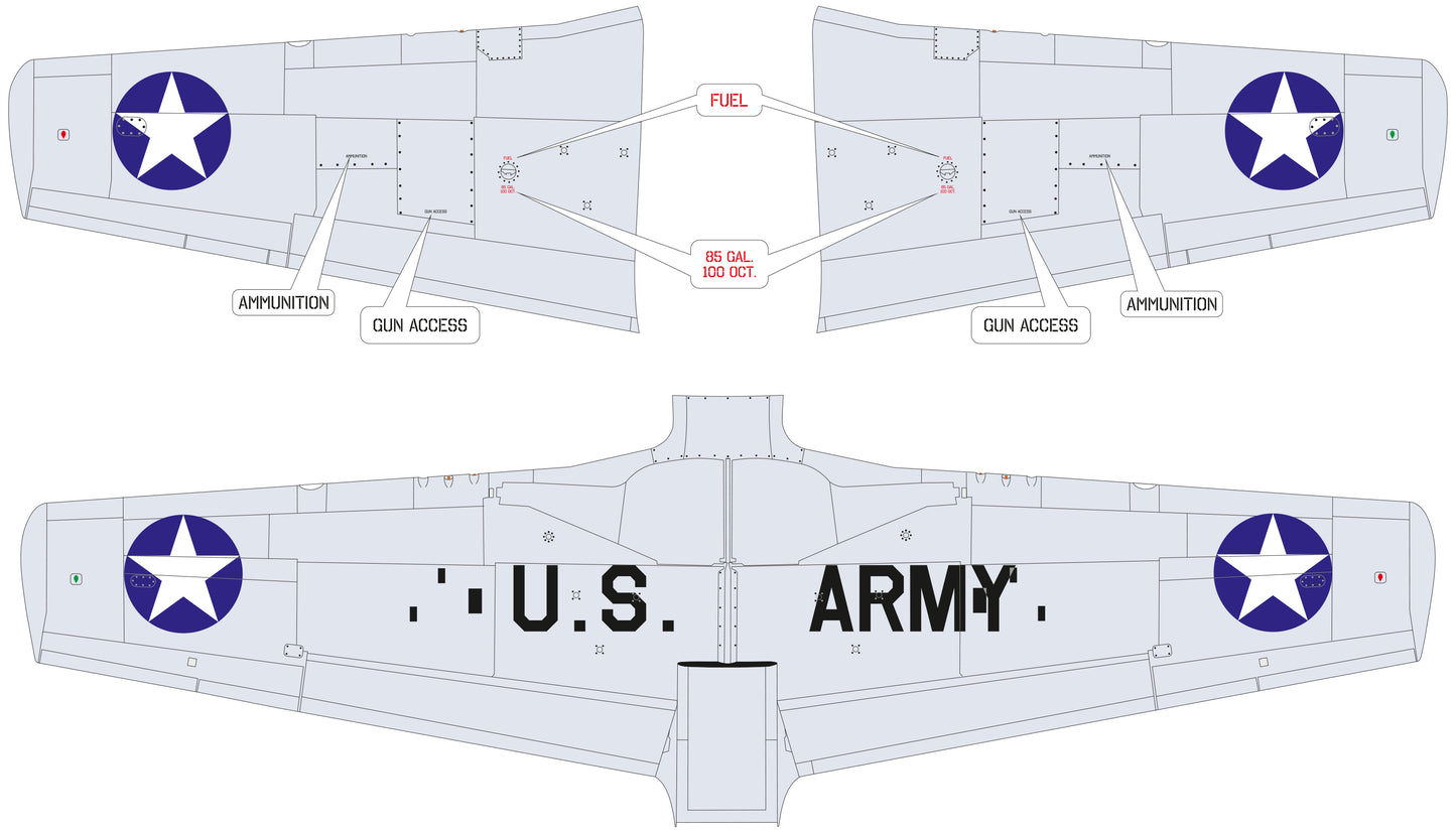 North American XP-51 Halberd Models 1/48 scale