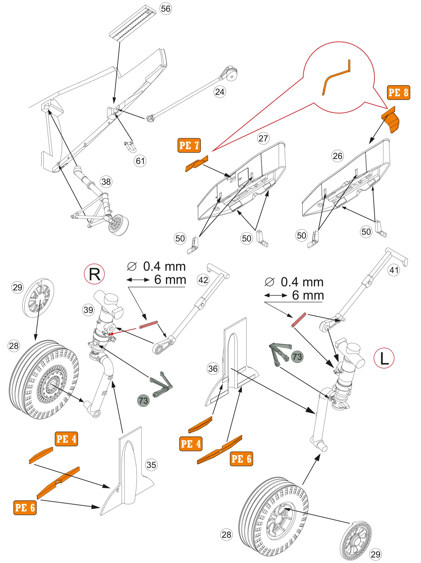 Martin AM-1 Mauler model kit, 1/48 scale