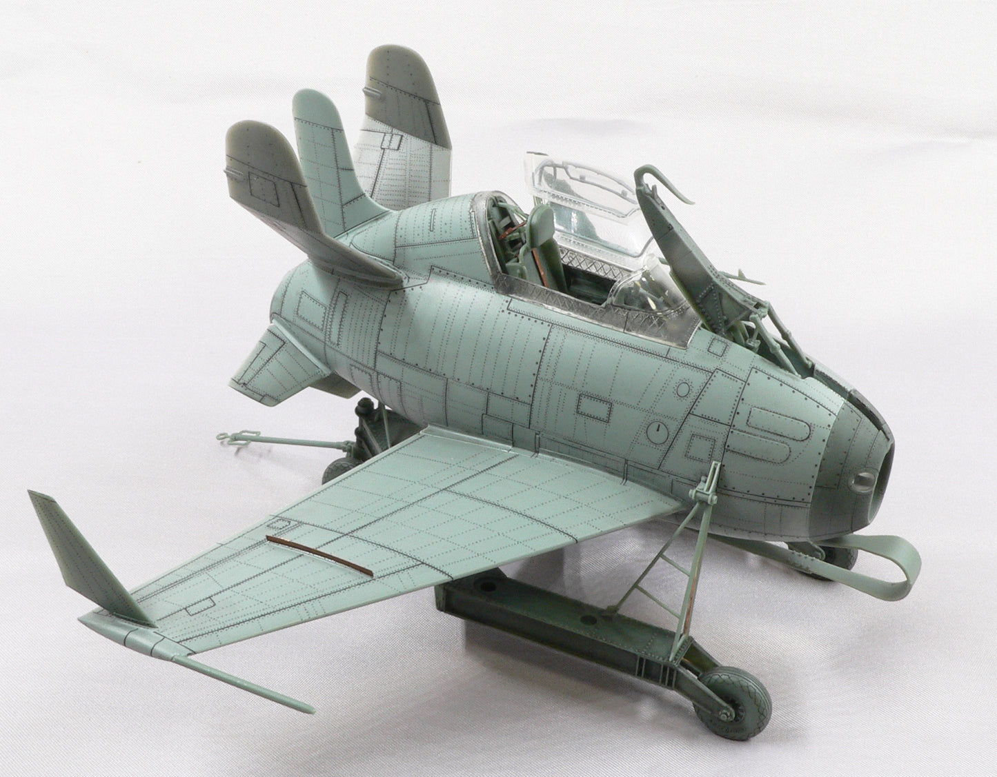 McDonnell XF-85 Goblin model kit,  1/48 scale.
