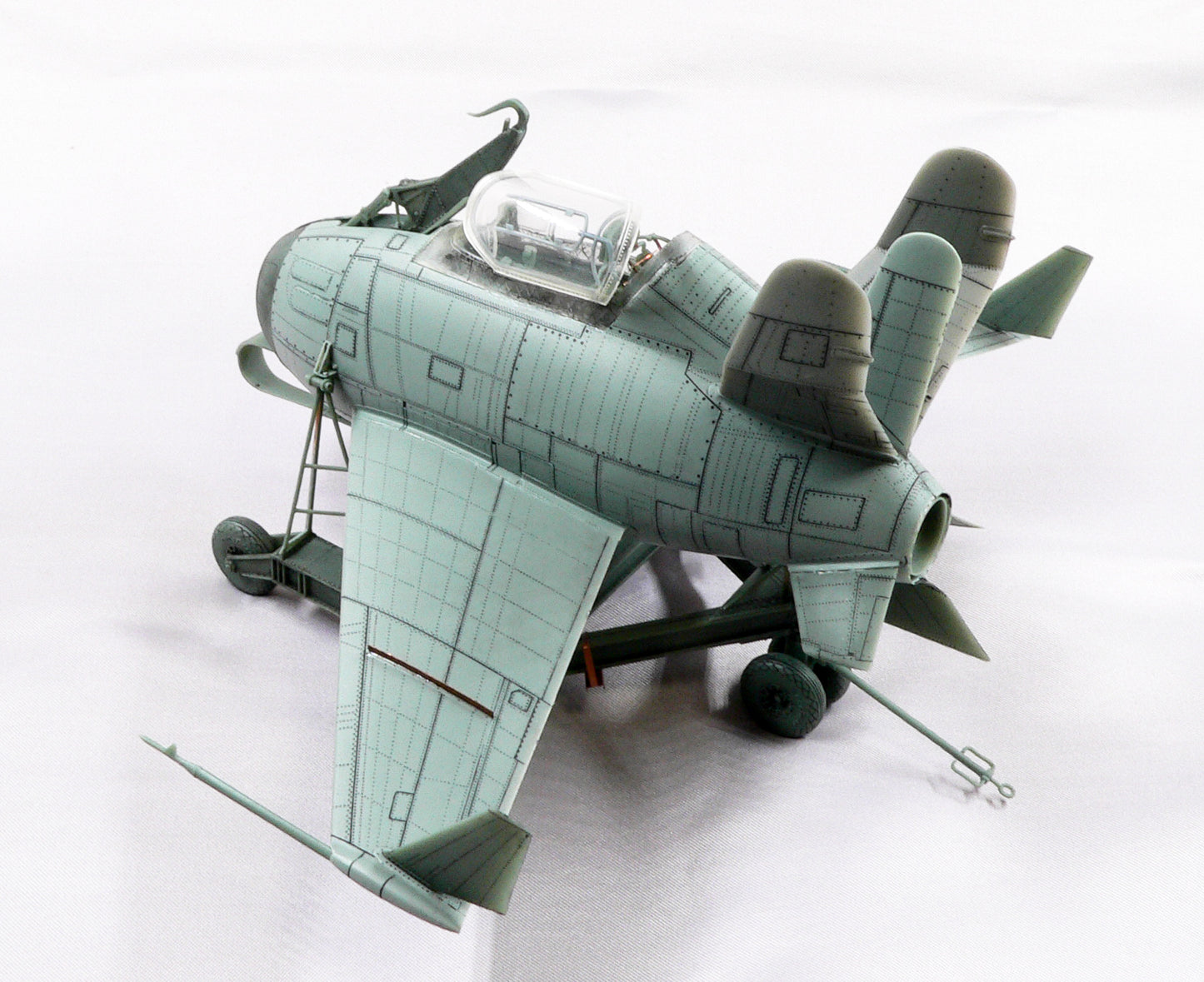McDonnell XF-85 Goblin model kit,  1/48 scale.