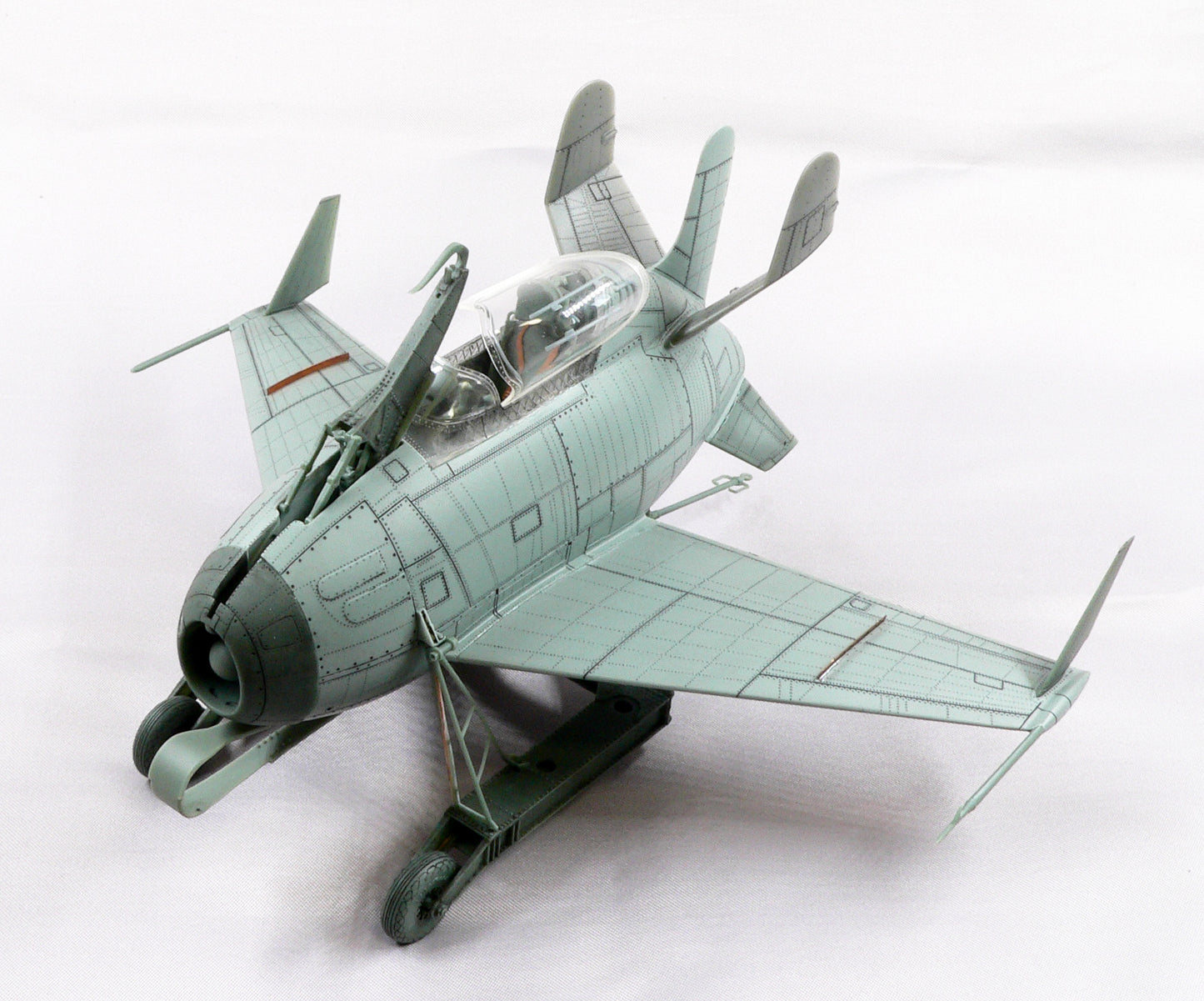 McDonnell XF-85 Goblin model kit,  1/48 scale.