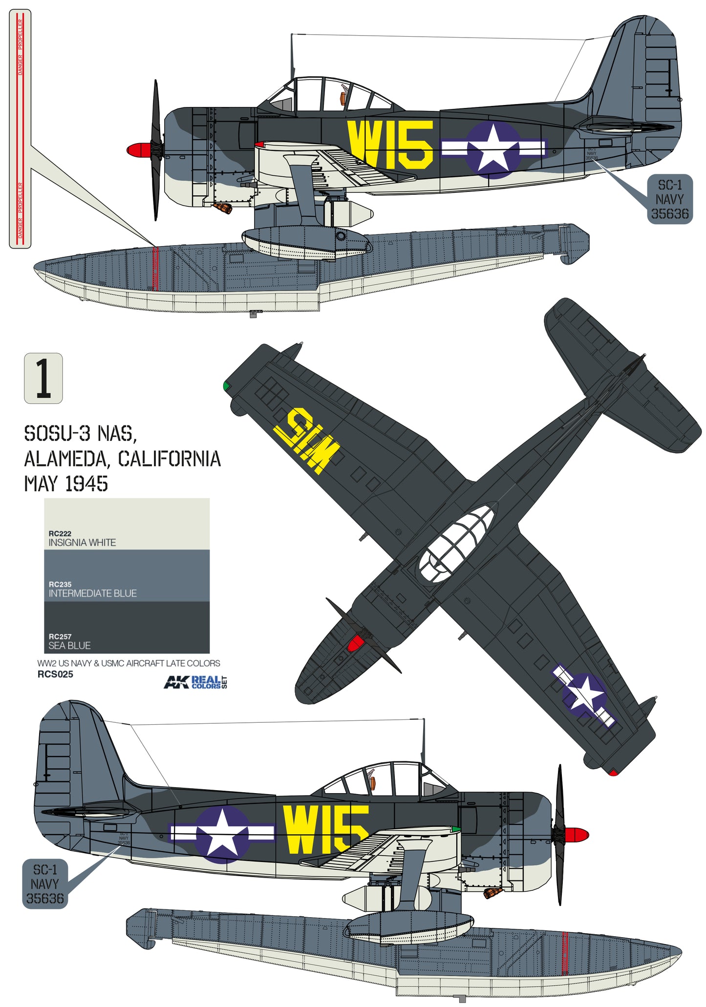 Curtiss SC-1 Seahawk 1/48 scale model kit