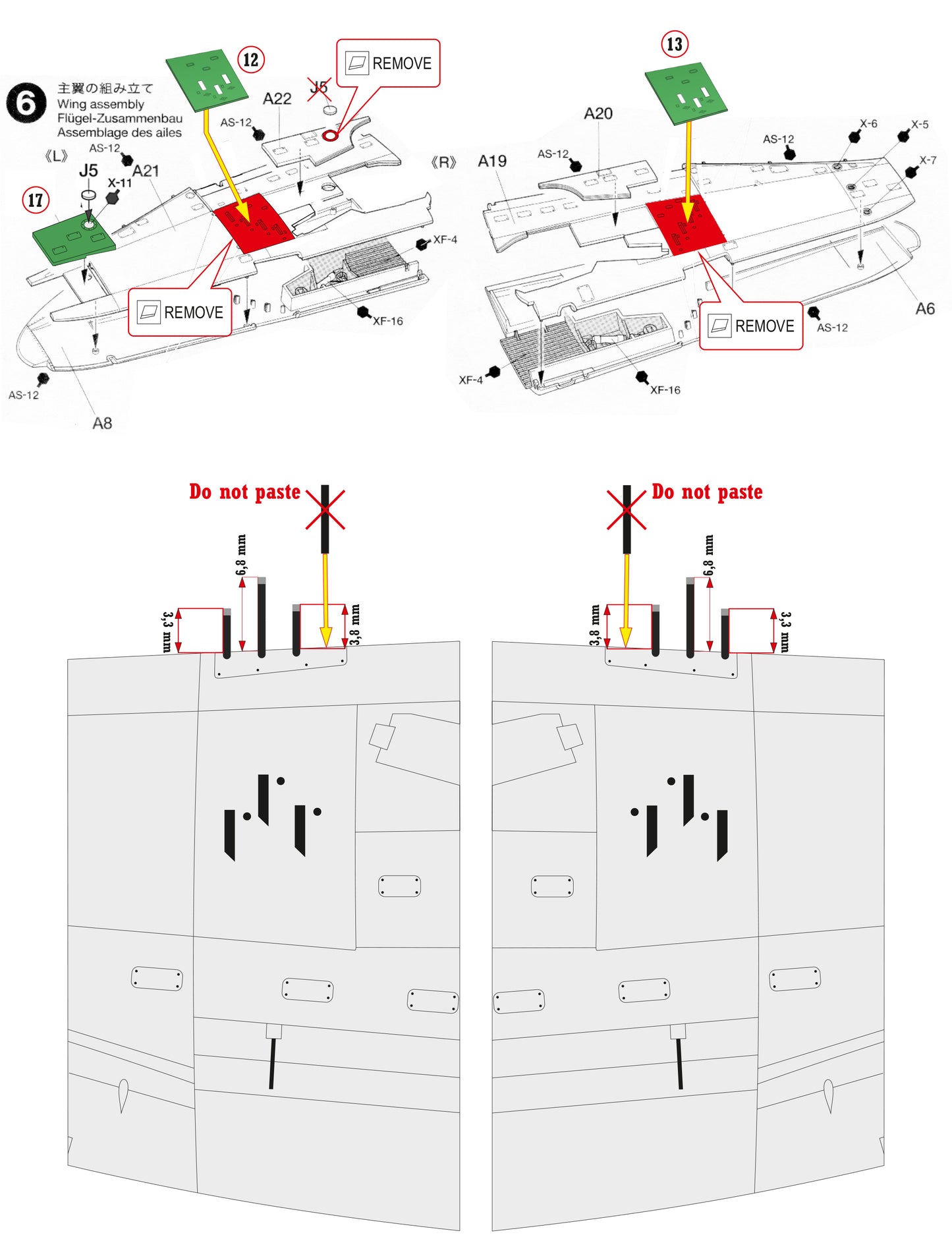 Republic XP-72 Ultrabolt conversion set for Tamiya kit P-47D Thunderbolt "Bubbletop" 1/48 scale