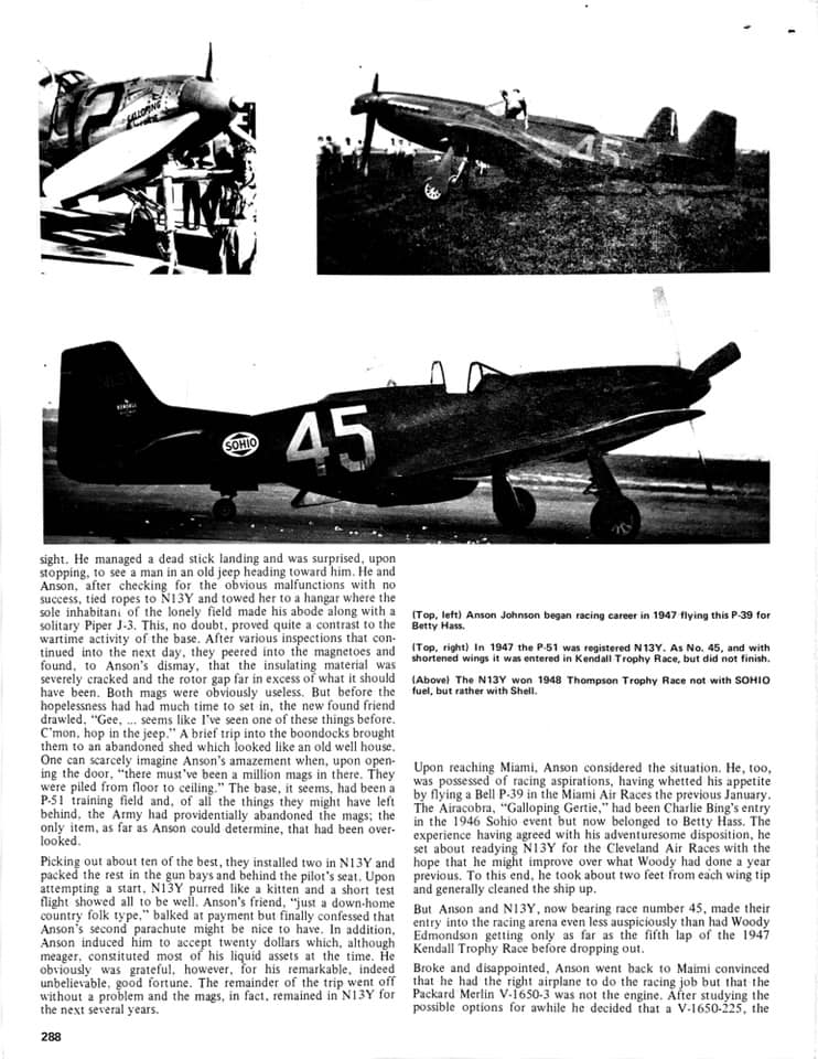 P-51D Racing Aircraft Anson Johnson conversion set for Eduard kit P-51D 1/48