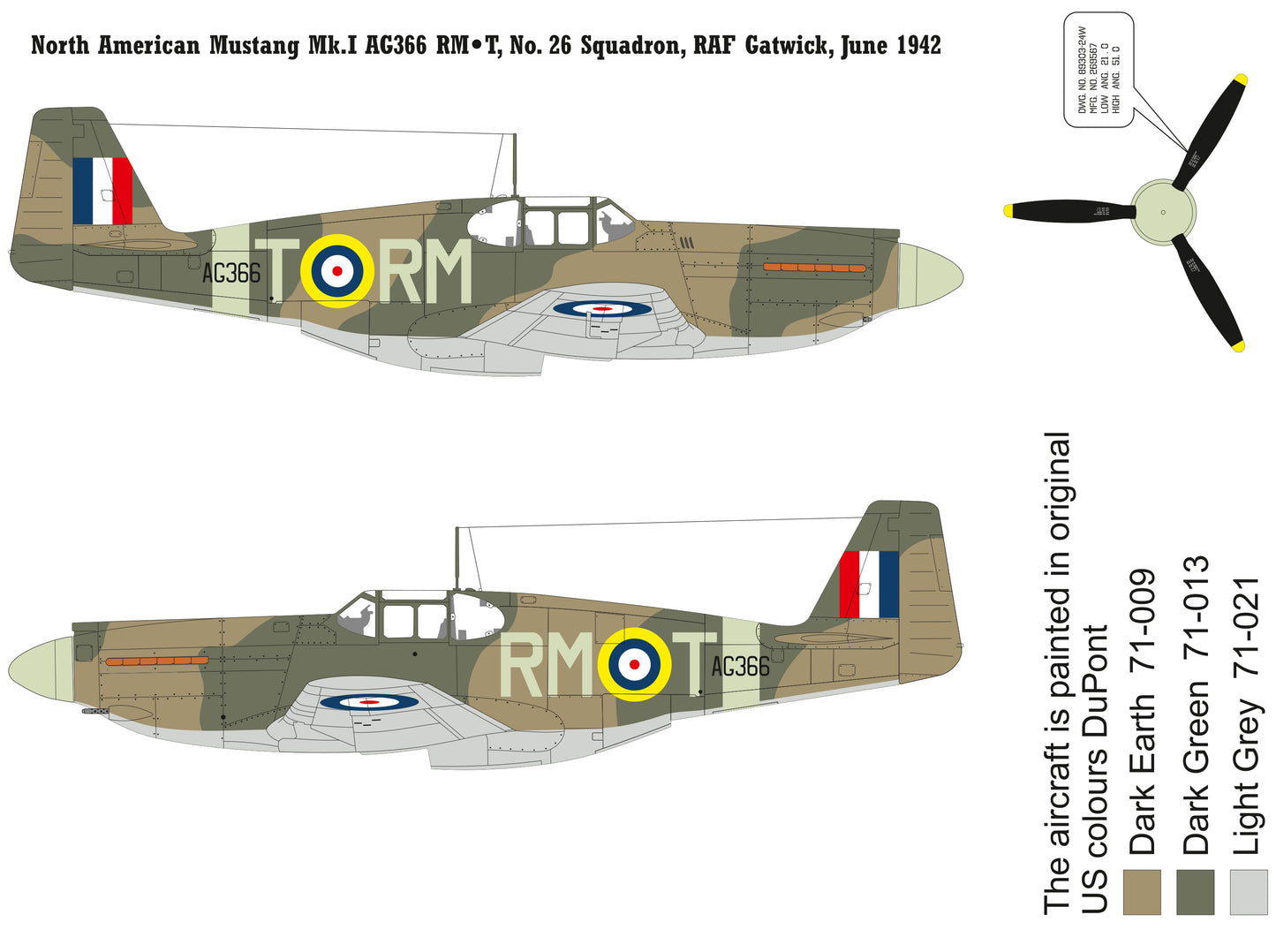 North Amerrican Mustang Mk.I Halberd Models 1/48 scale