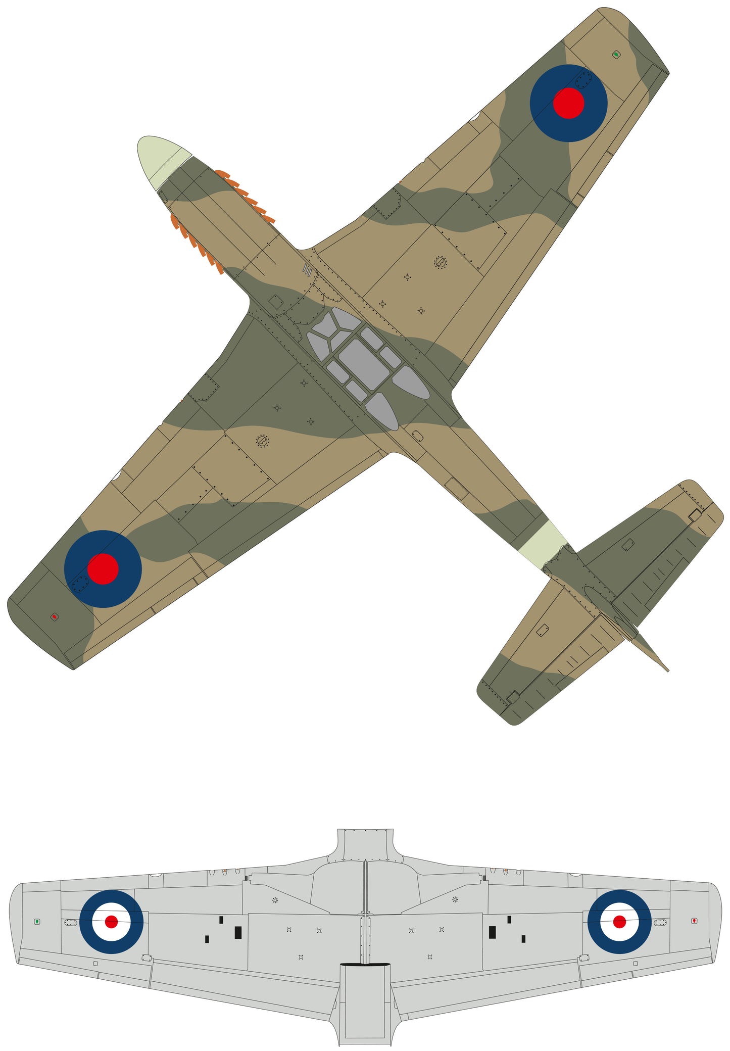 North Amerrican Mustang Mk.I Halberd Models 1/48 scale