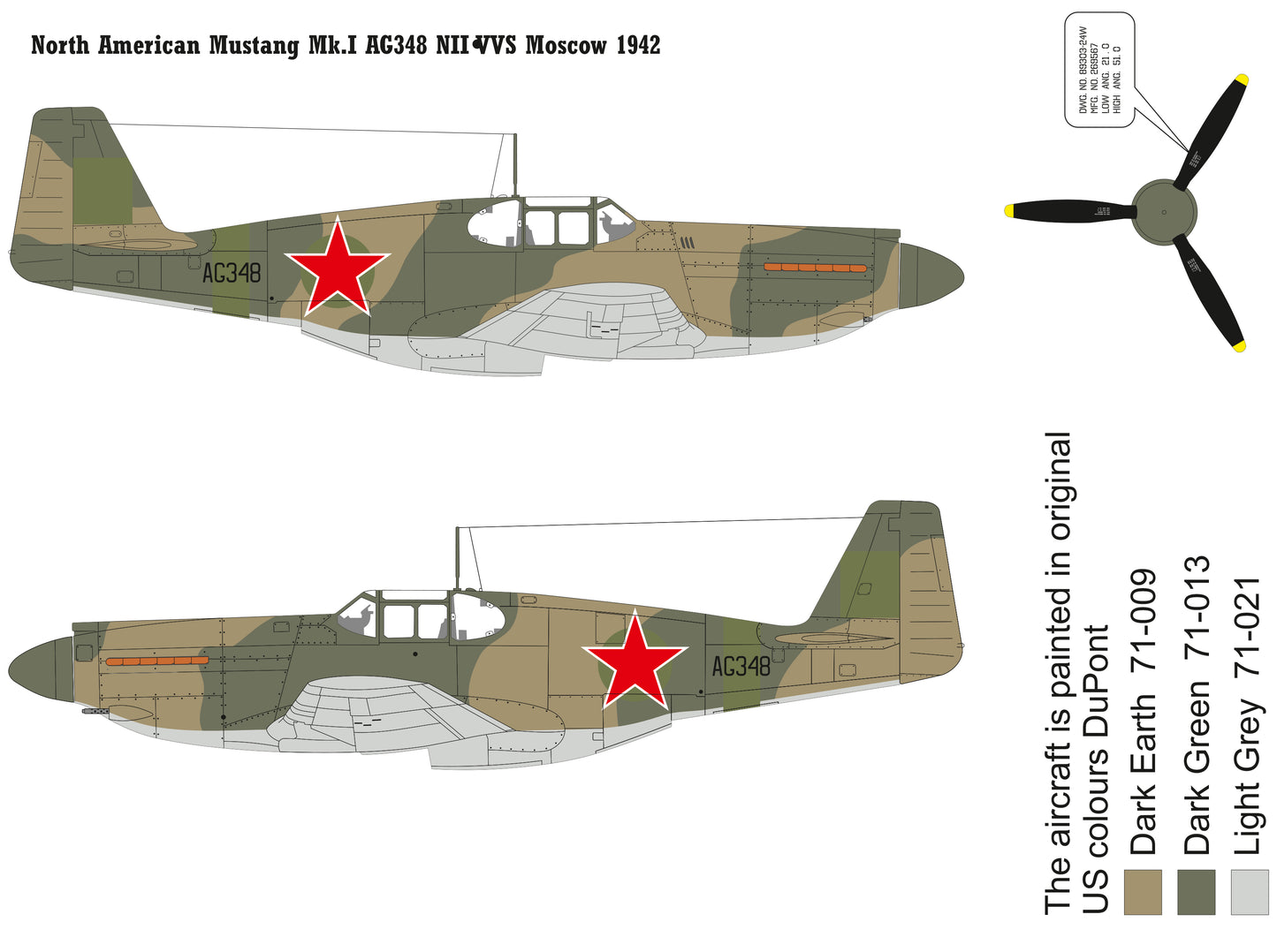 North Amerrican Mustang Mk.I Halberd Models 1/48 scale