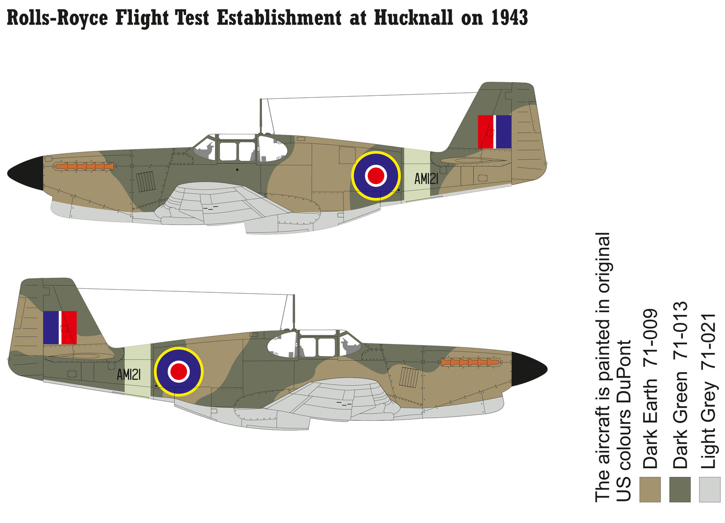 Rolls-Royce Mustang Mk.X Halberd Models 1/48 scale