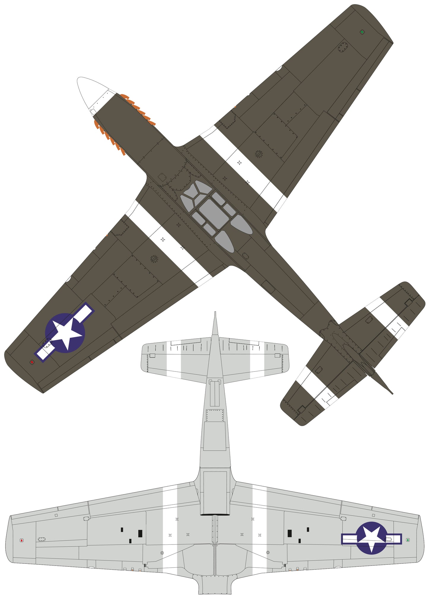 Rolls-Royce Mustang Mk.X Halberd Models 1/48 scale