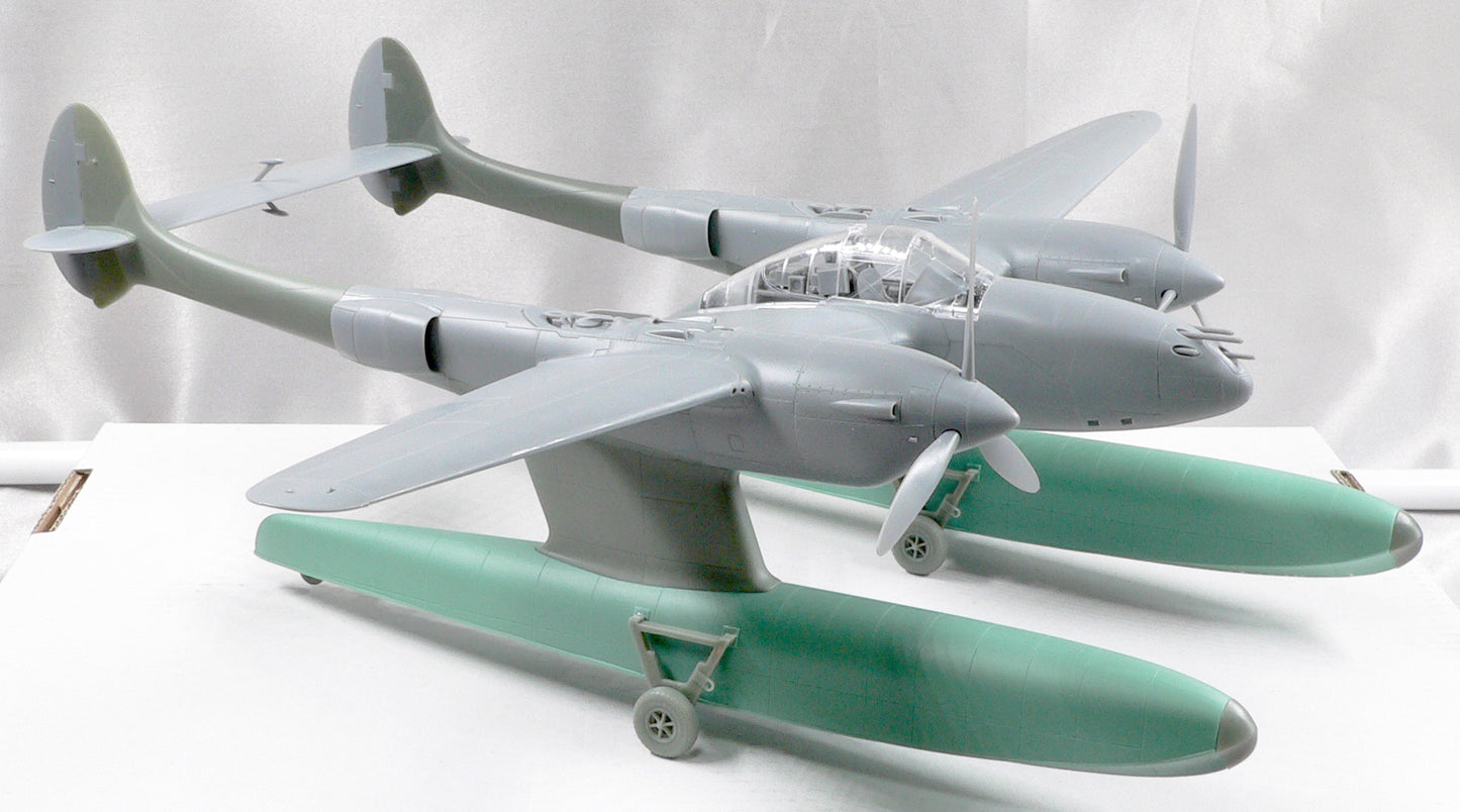 P-38 Floatplane conversion set for Tamiya kit P-38F/G 1/48 scale
