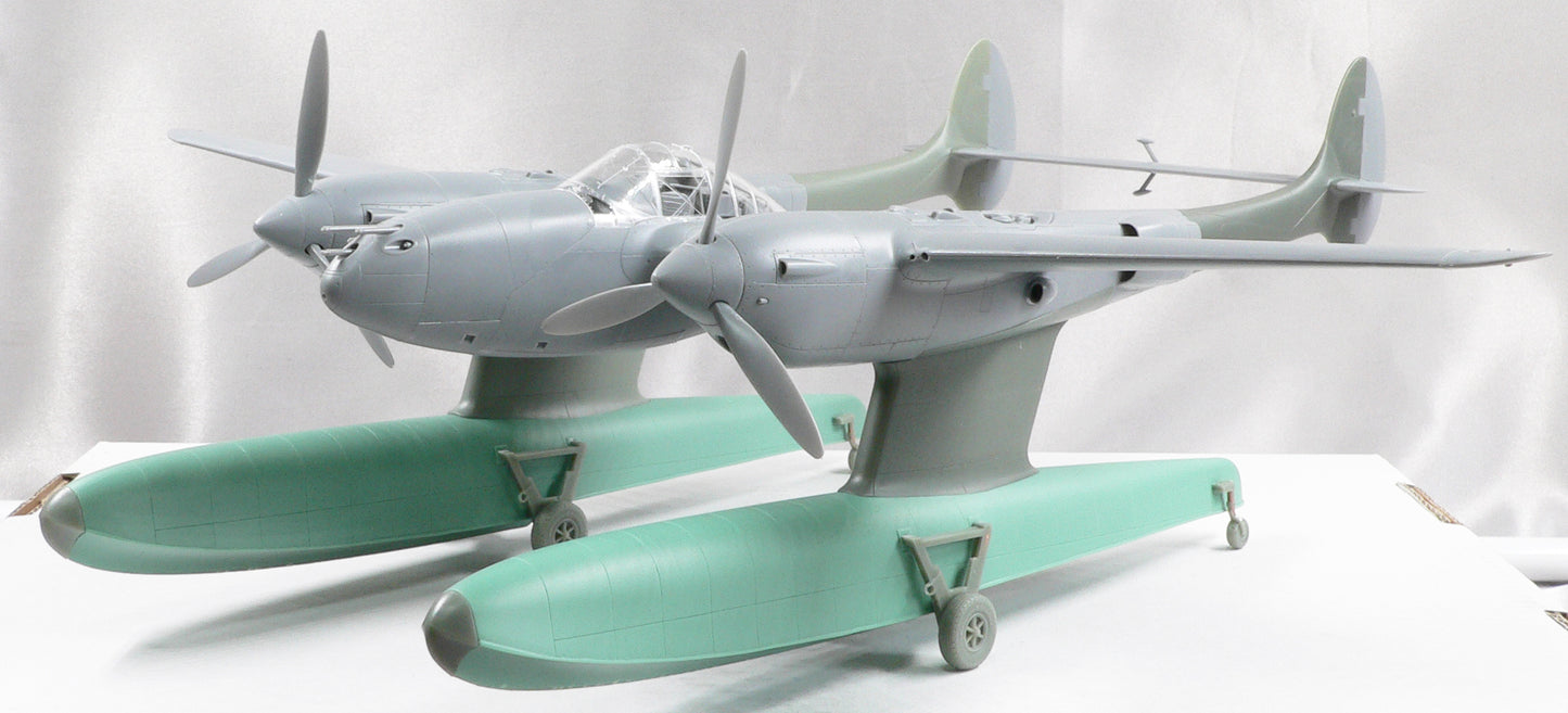 P-38 Floatplane conversion set for Tamiya kit P-38F/G 1/48 scale
